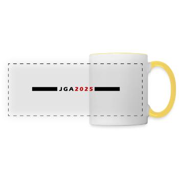 JGA 2025 - Panoramatasse - Weiß/Gelb - Vorne