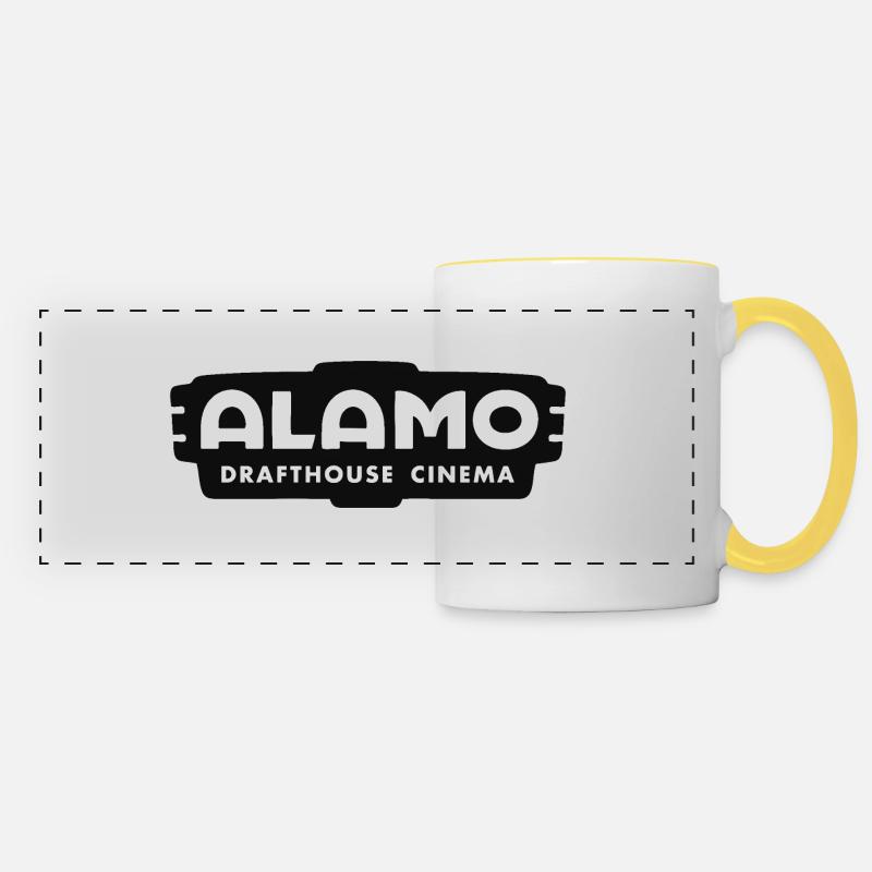 Alamo Drafthouse Cinema - Panoramic Mug - white/yellow