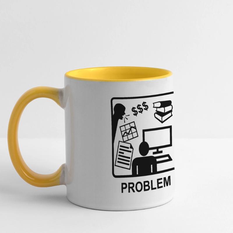 Climbing solves problems Panoramic Mug