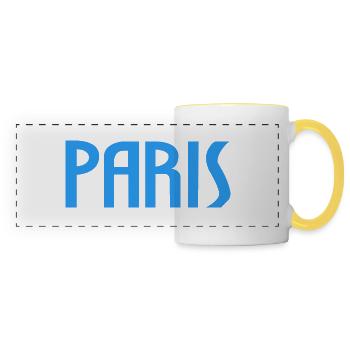 Paris - Panoramatasse - Weiß/Gelb - Vorne