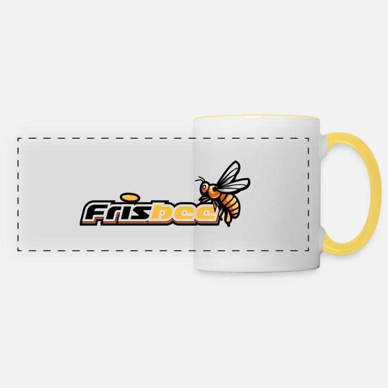 Ultimate FrisBEE - Panoramic Mug - white/yellow