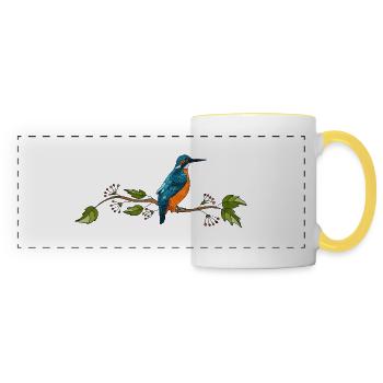 Bird - Panoramic Mug - white/yellow - Front