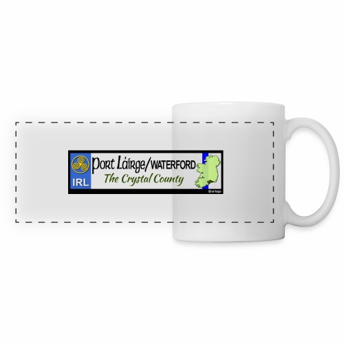 WATERFORD, IRELAND: licence plate tag style decal - Panoramic Mug