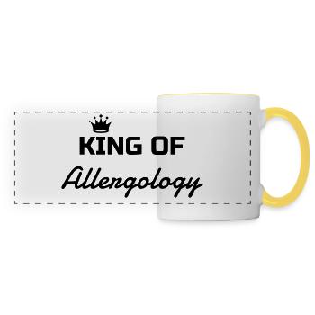 Allergist Allergy Allergie Allergologue Doctor - Panoramic Mug - white/yellow - Front