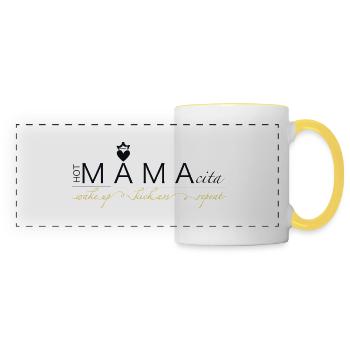 Mamacita Mama - Best Mother - Mom - Panoramic Mug - white/yellow - Front