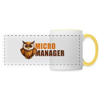 Micro Manager - Panoramic Mug - white/yellow - Front