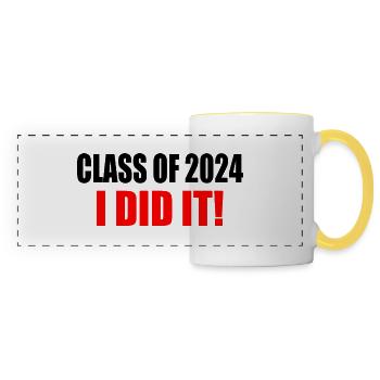 Class of 2024 - Panoramatasse - Weiß/Gelb - Vorne