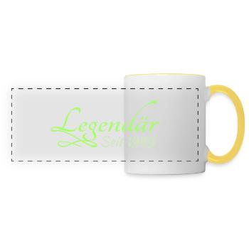 1989 - Panoramic Mug - white/yellow - Front