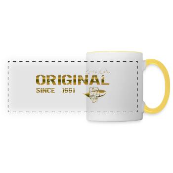 Original since 1991 - Panoramatasse - Weiß/Gelb - Vorne