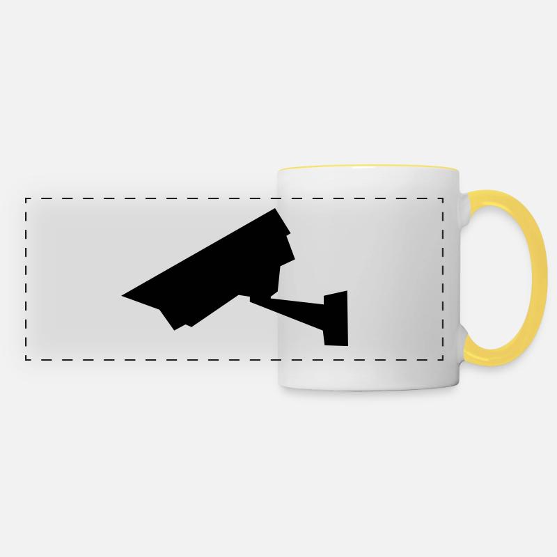 Camera - Panoramic Mug - white/yellow