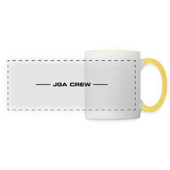 JGA Crew - Panoramatasse - Weiß/Gelb - Vorne