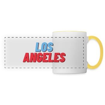 Los Angeles - Panoramatasse - Weiß/Gelb - Vorne