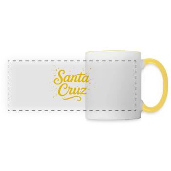Santa Cruz - Panoramic Mug - white/yellow - Front