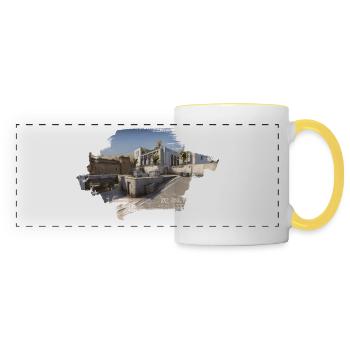 DUST2 ONLY - Panoramatasse - Weiß/Gelb - Vorne