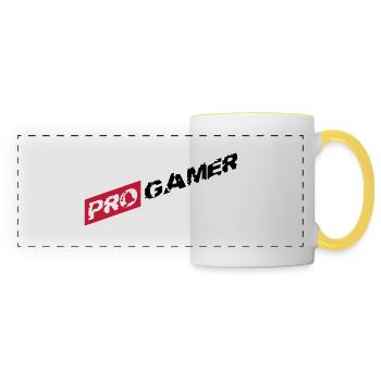 eSport Pro Gamer - Panoramic Mug - white/yellow - Front