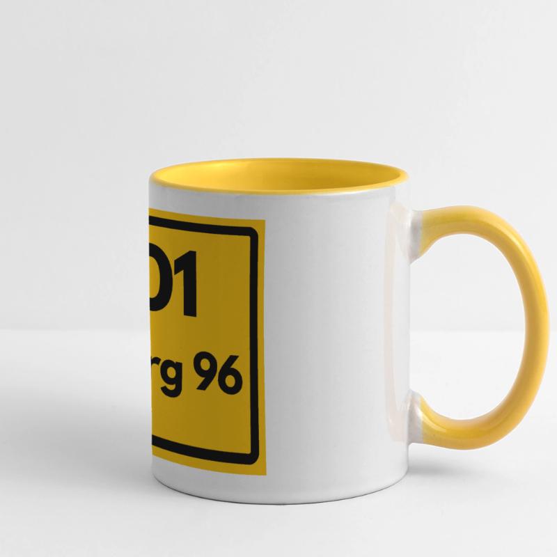 OLD POSTCODE POSTCODE RETRO 2101 HAMBURG 96 HEIMAT Panoramic Mug