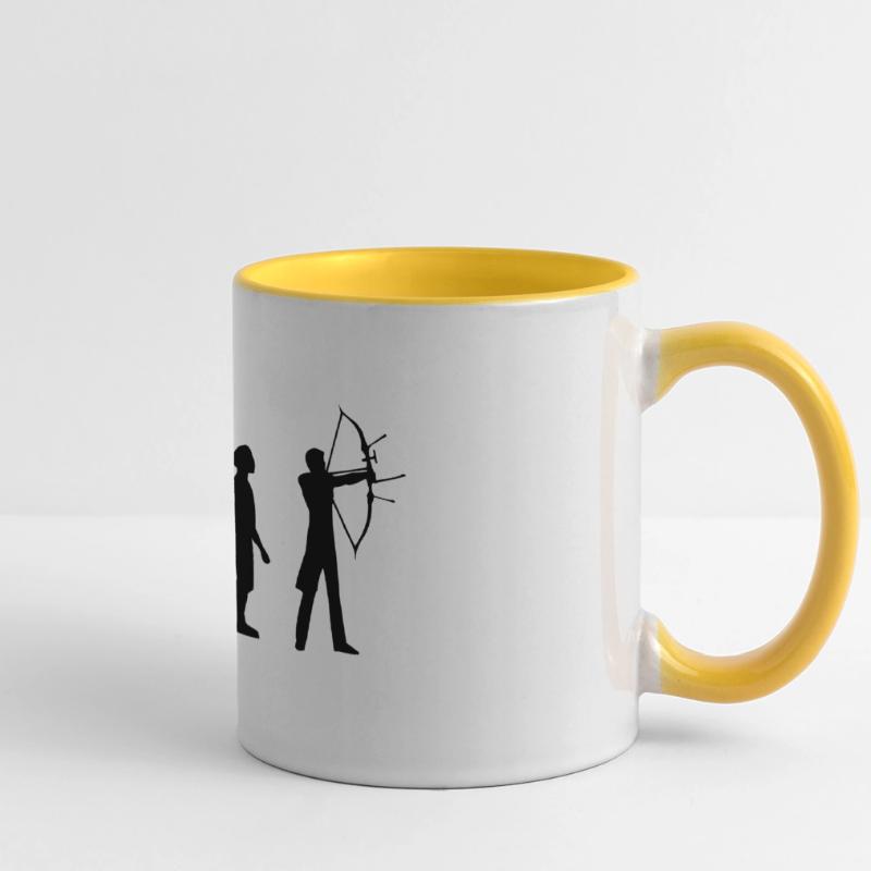 Archery evolution Panoramic Mug