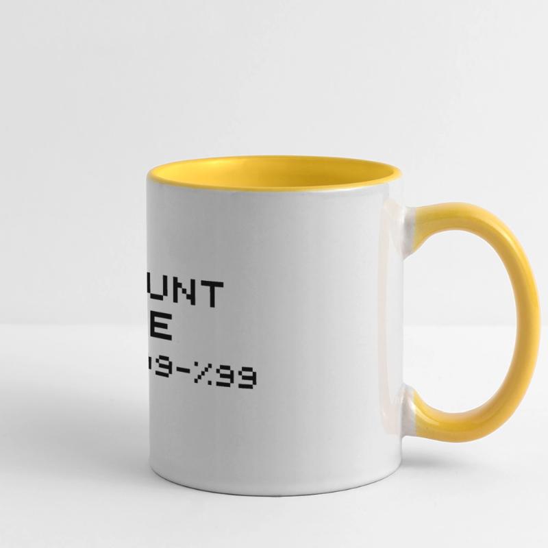 Code de réduction/code de rabais 99 Mug panoramique contrasté et blanc