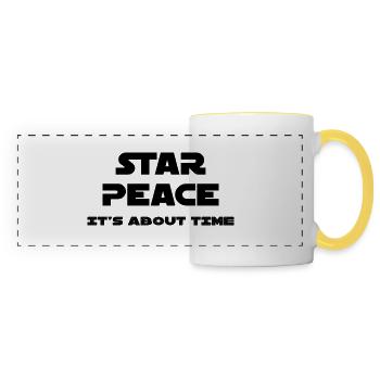 STAR PEACE - It's about time (Parody) - Panoramatasse - Weiß/Gelb - Vorne