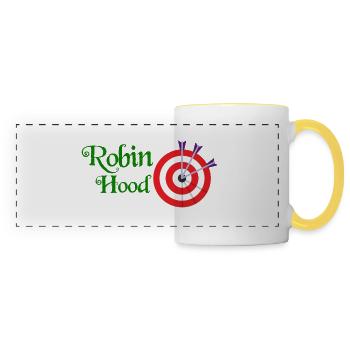 Robin Hood - Panoramic Mug - white/yellow - Front