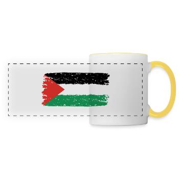 Palestine - Panoramic Mug - white/yellow - Front