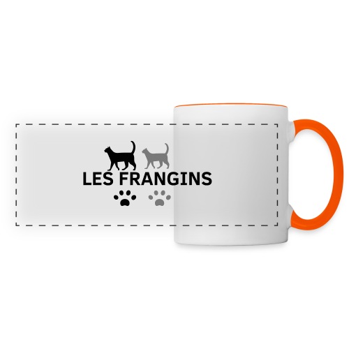 Les FRANGINS - Mug panoramique contrasté et blanc