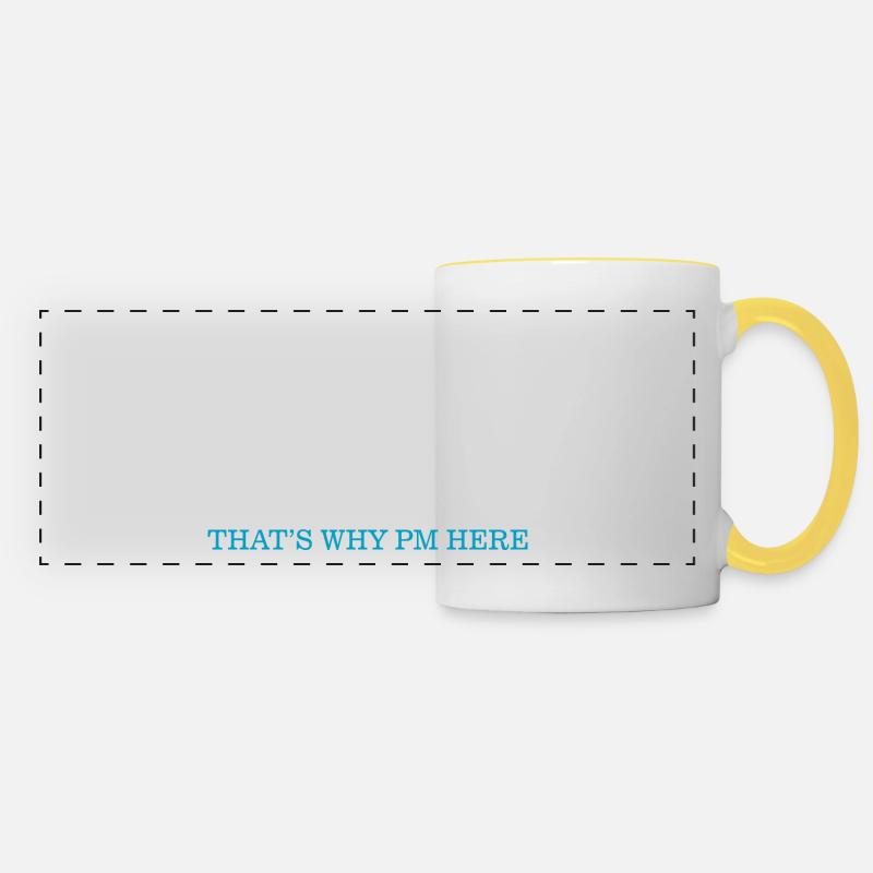 Darts Dart - Panoramic Mug - white/yellow
