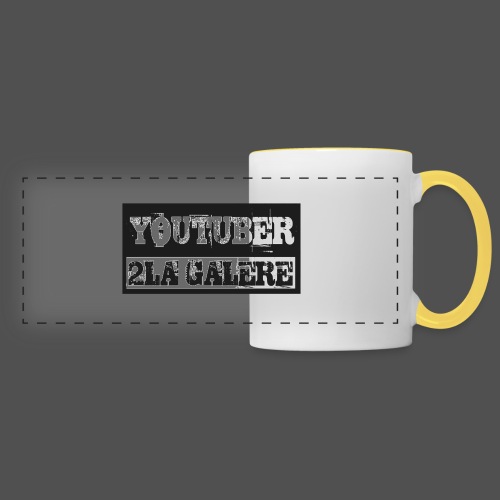 youtuber2lagalère - Mug panoramique contrasté et blanc