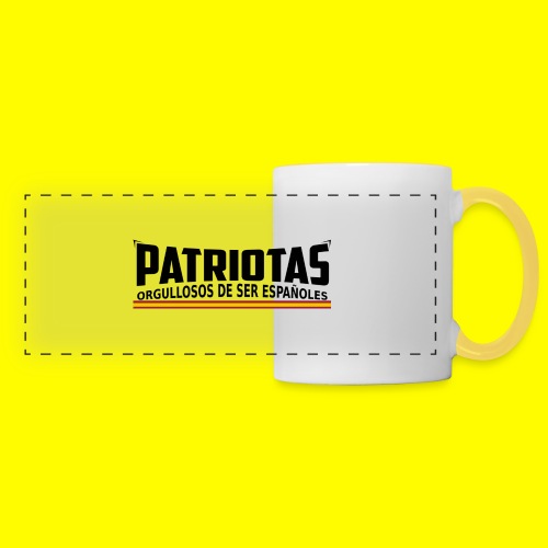 Patriotas españoles logo - Taza panorámica