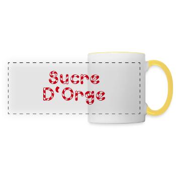 Barley sugar - Panoramic Mug - white/yellow - Front