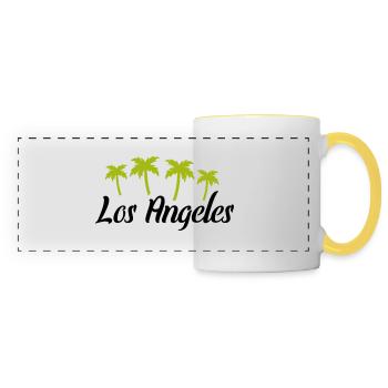 los angeles - Panoramatasse - Weiß/Gelb - Vorne