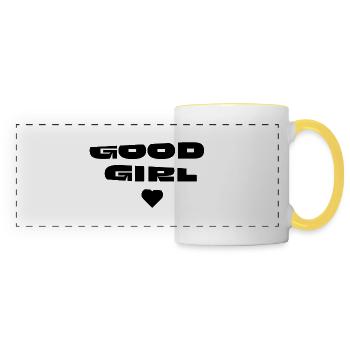 Good Girl - Panoramatasse - Weiß/Gelb - Vorne