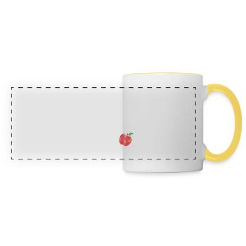 Isaac Newton - Panoramic Mug - white/yellow - Front