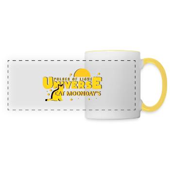 Universe - Science - Panoramic Mug - white/yellow - Front