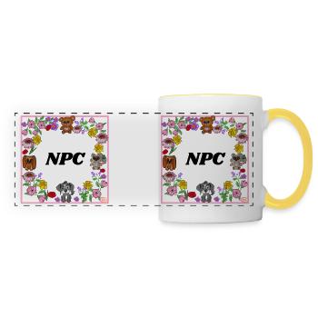 NPC - Panoramatasse - Weiß/Gelb - Vorne
