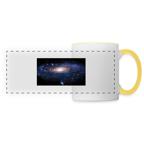 Galaxy - Mug panoramique contrasté et blanc