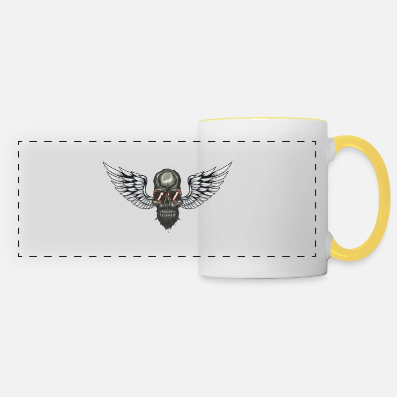 Barber Shop - Panoramic Mug - white/yellow