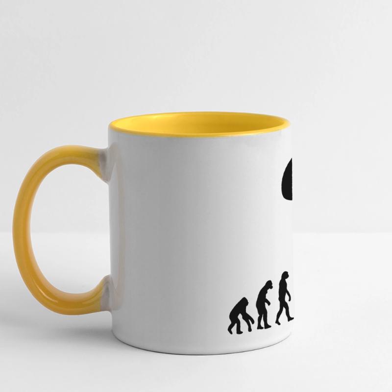 Paramotoring Human Evolution Funny Panoramic Mug