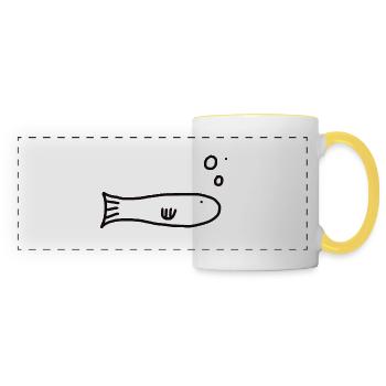 Fischi - Panoramic Mug - white/yellow - Front