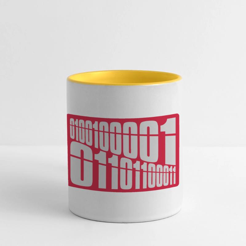 Binary Code Program Language Panoramic Mug