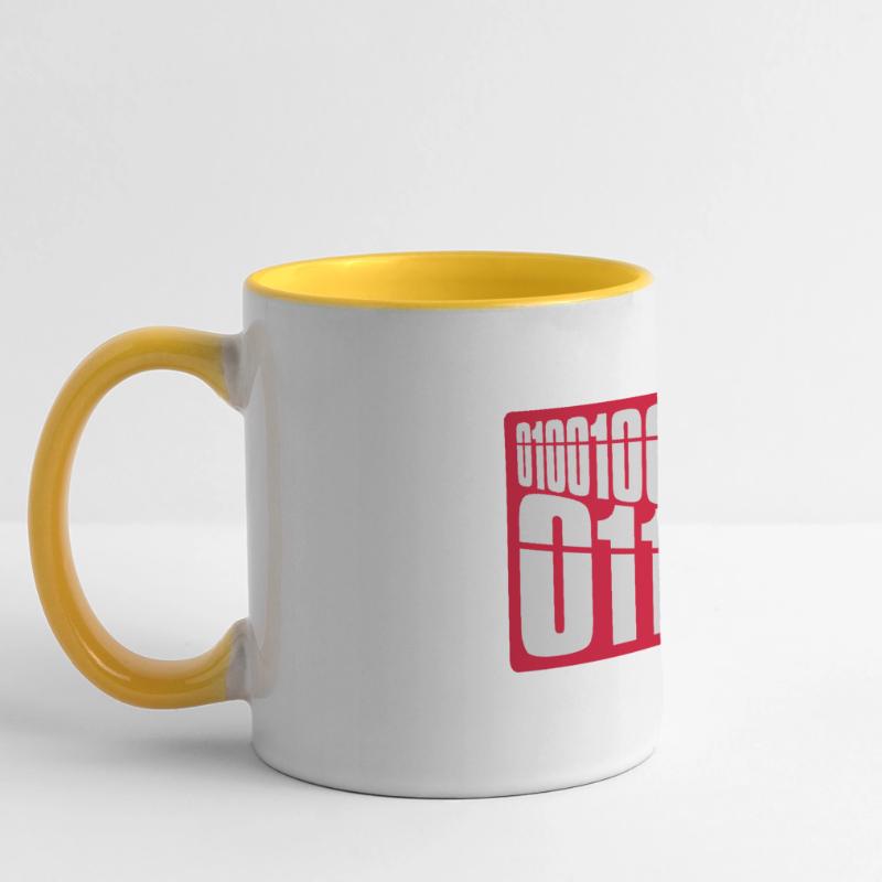 Binary Code Program Language Panoramic Mug