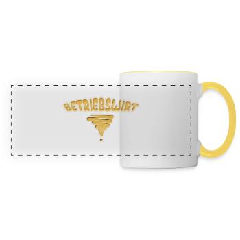 Occupation Business Economist - Panoramic Mug - white/yellow - Front