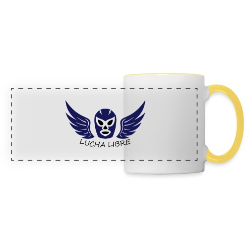 Lucha Libre - Mug panoramique contrasté et blanc