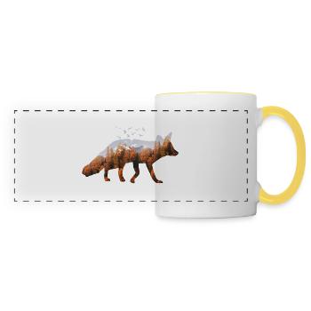 Fox Forest Nature Conservation - Panoramic Mug - white/yellow - Front