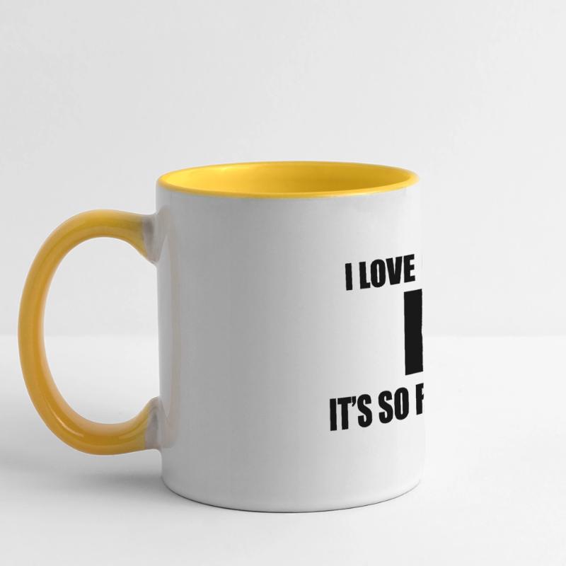 I love pressing Programming Computer Science Gift Panoramic Mug