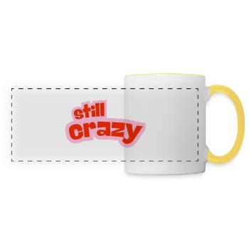 still crazy - Panoramatasse - Weiß/Gelb - Vorne