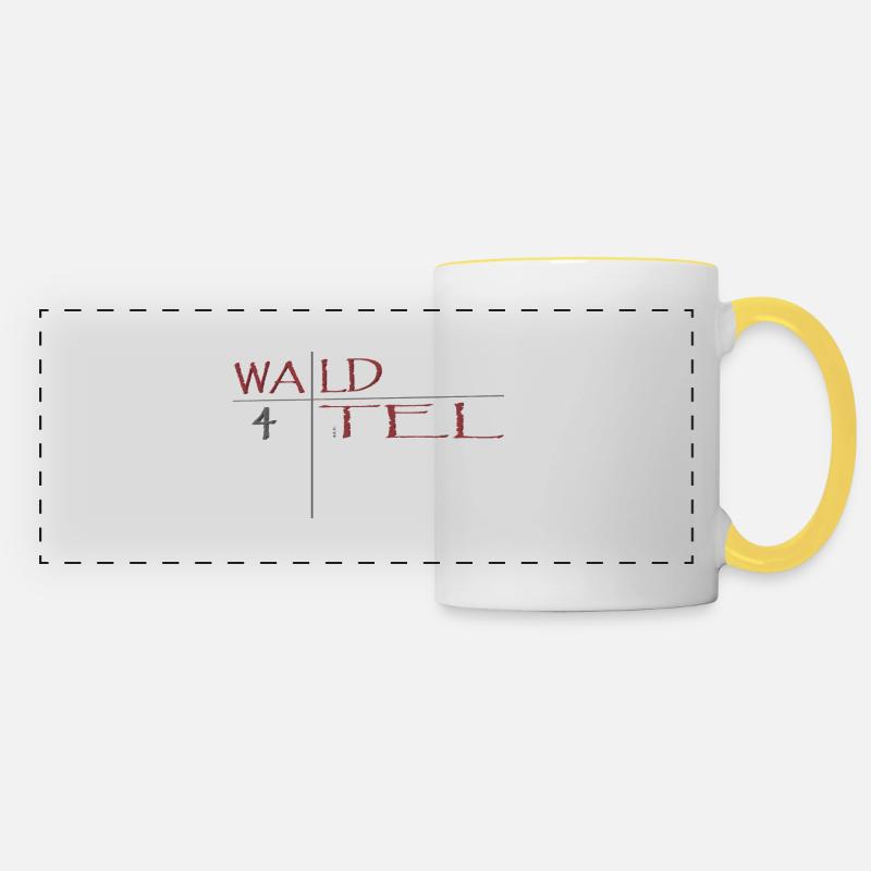 Waldviertel Cross - Panoramic Mug - white/yellow