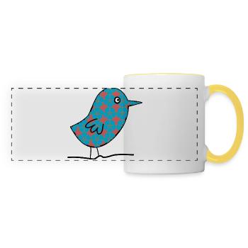 anniversary. Anniversary Decade. humor. funny - Panoramic Mug - white/yellow - Front