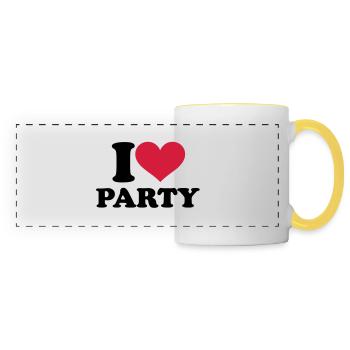 Party - Panoramic Mug - white/yellow - Front