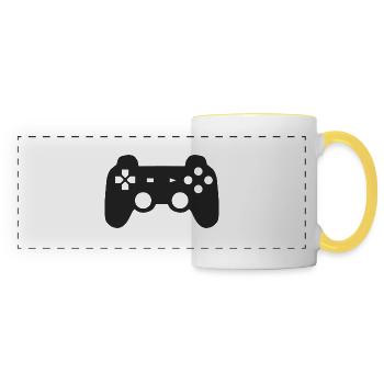 PLSTN controller - Panoramic Mug - white/yellow - Front